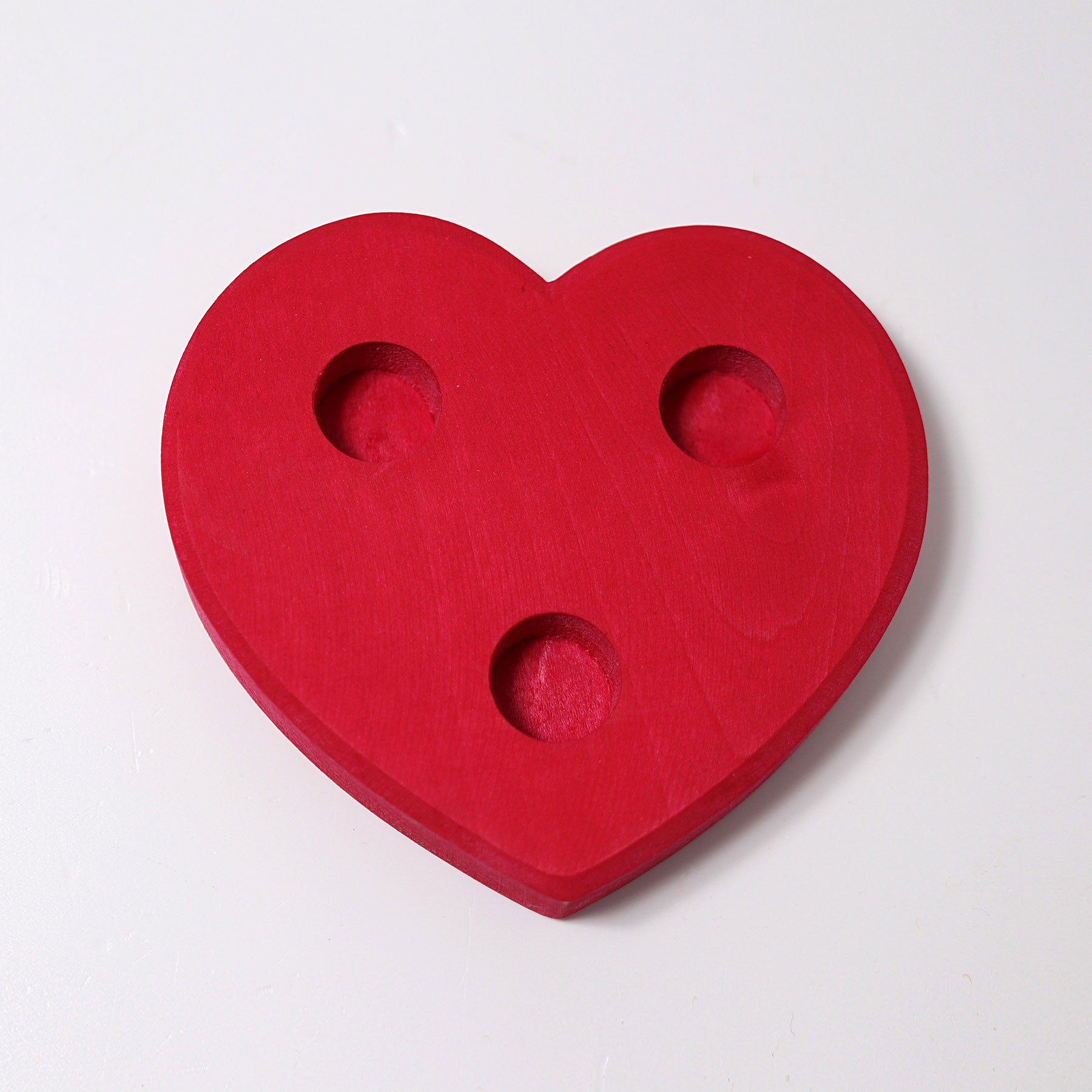Grimm's Large heart candle holder