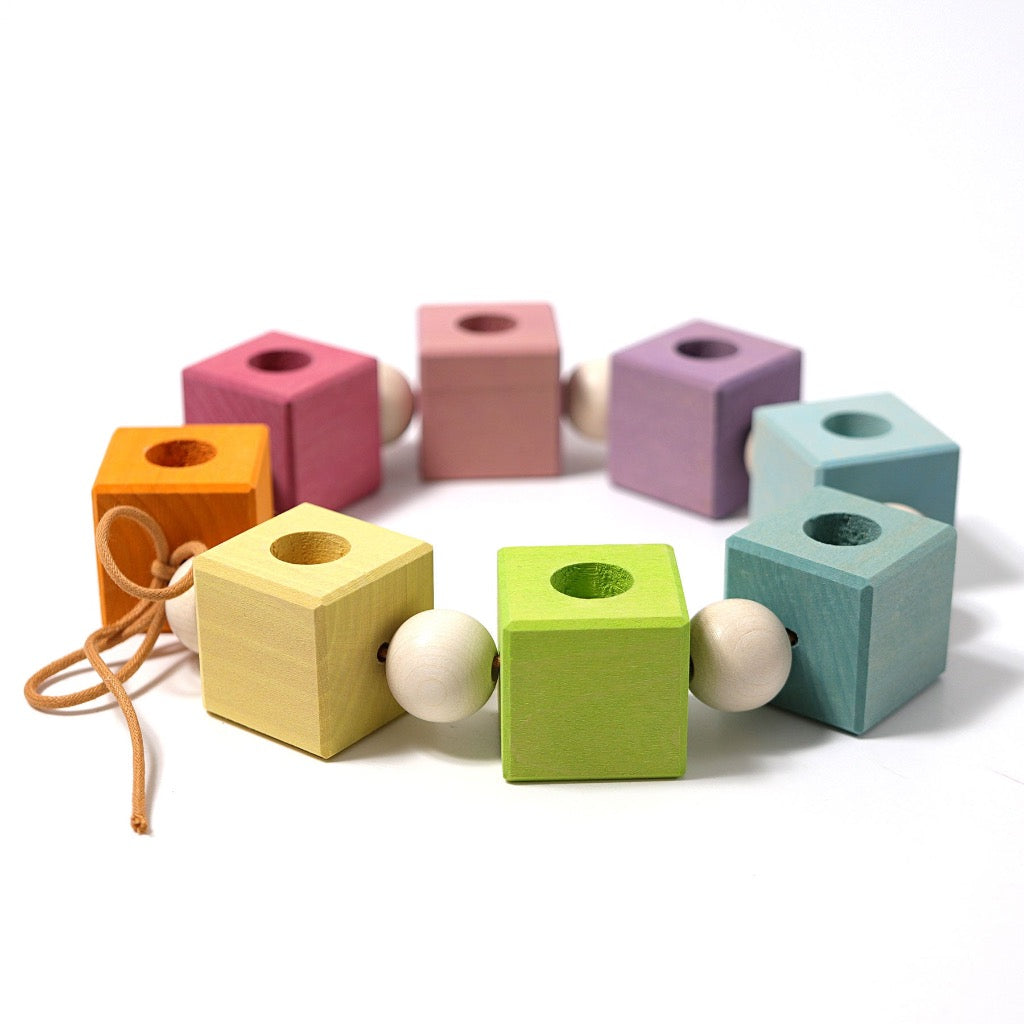 Grimm's Wooden Birthday cubes for every year celebration