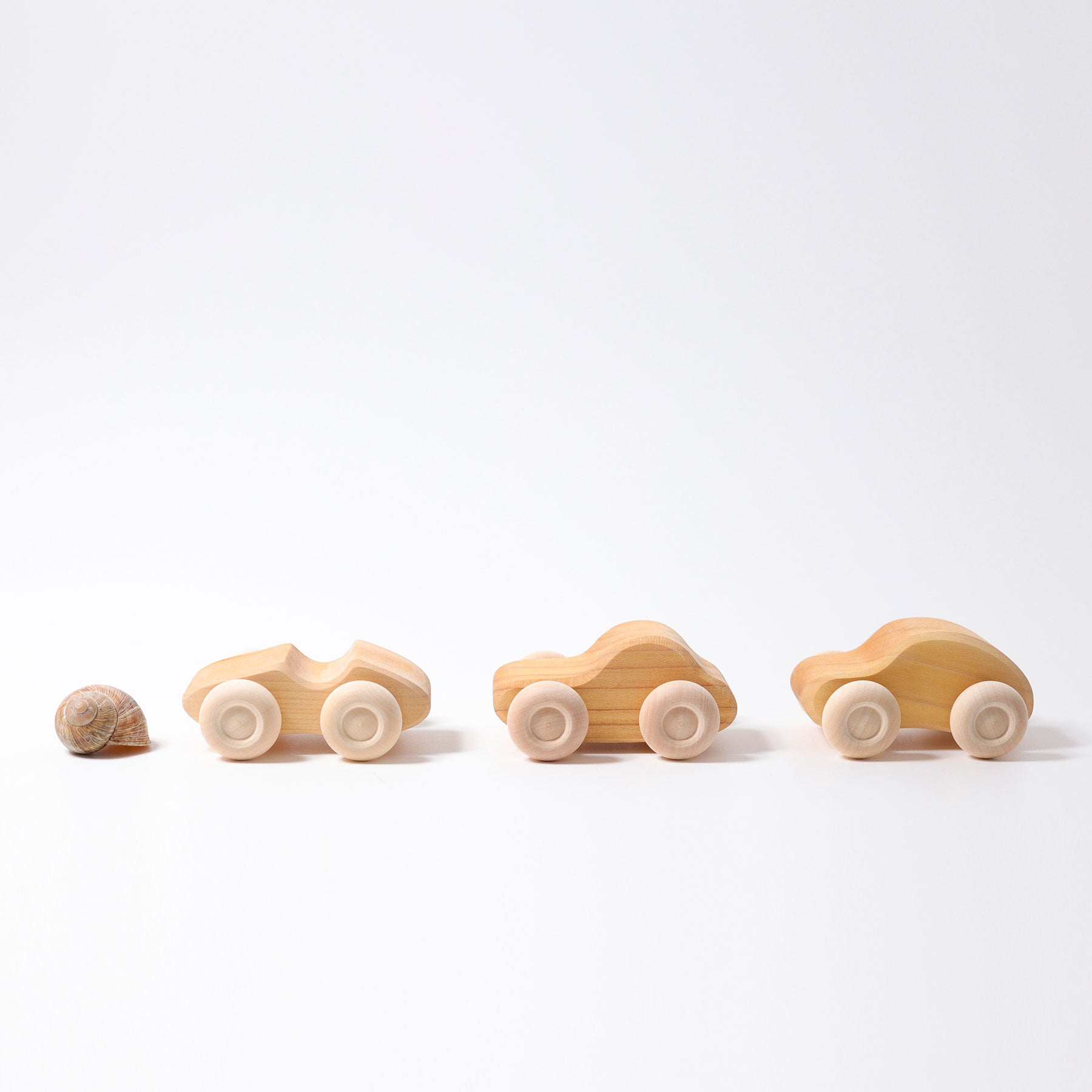 Grimm's Set of 6 wooden cars