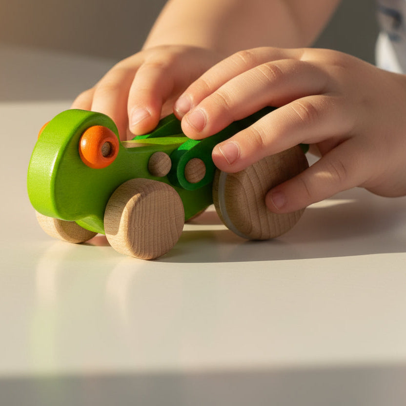 Grasshopper Push Toy