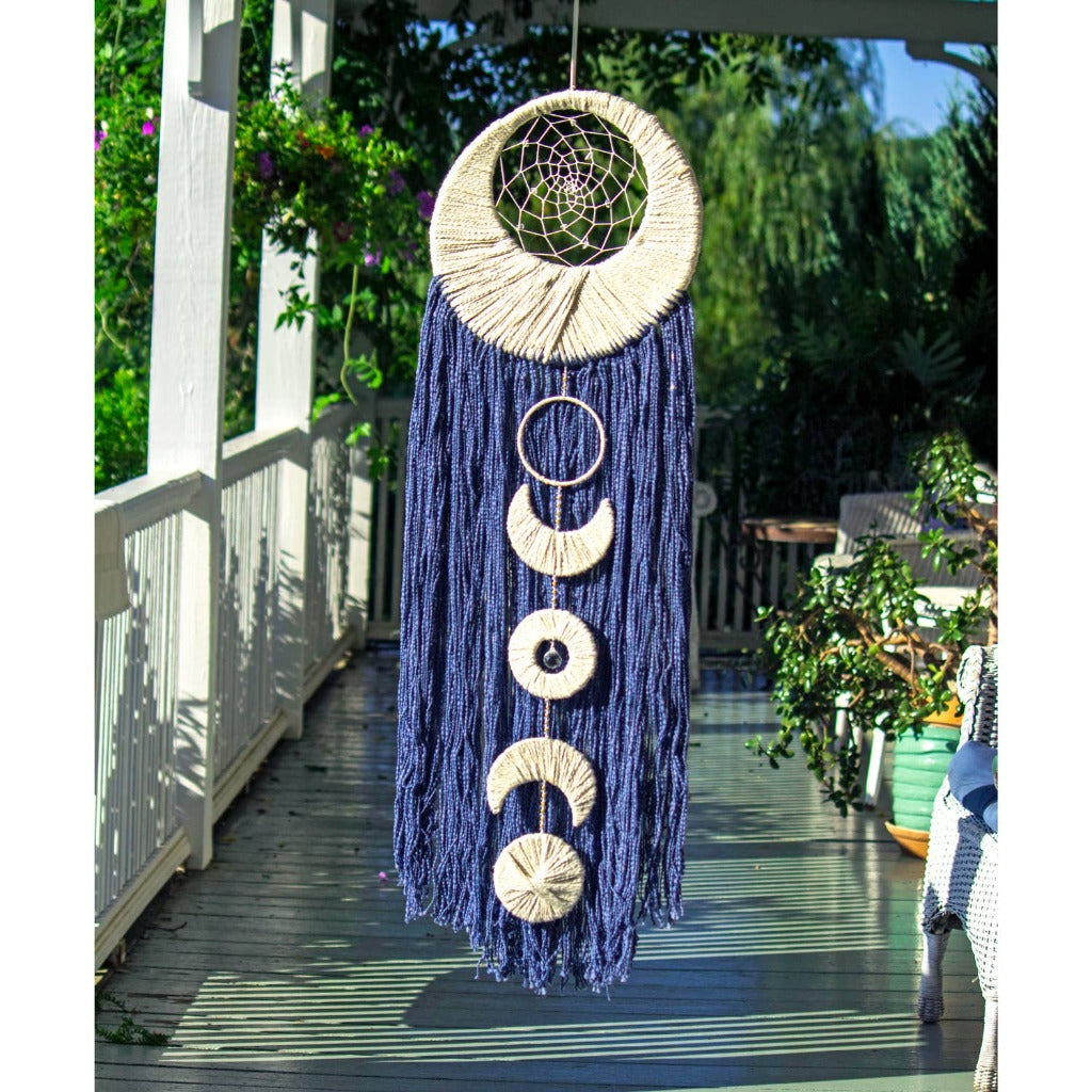 Lunar cycle dream catcher