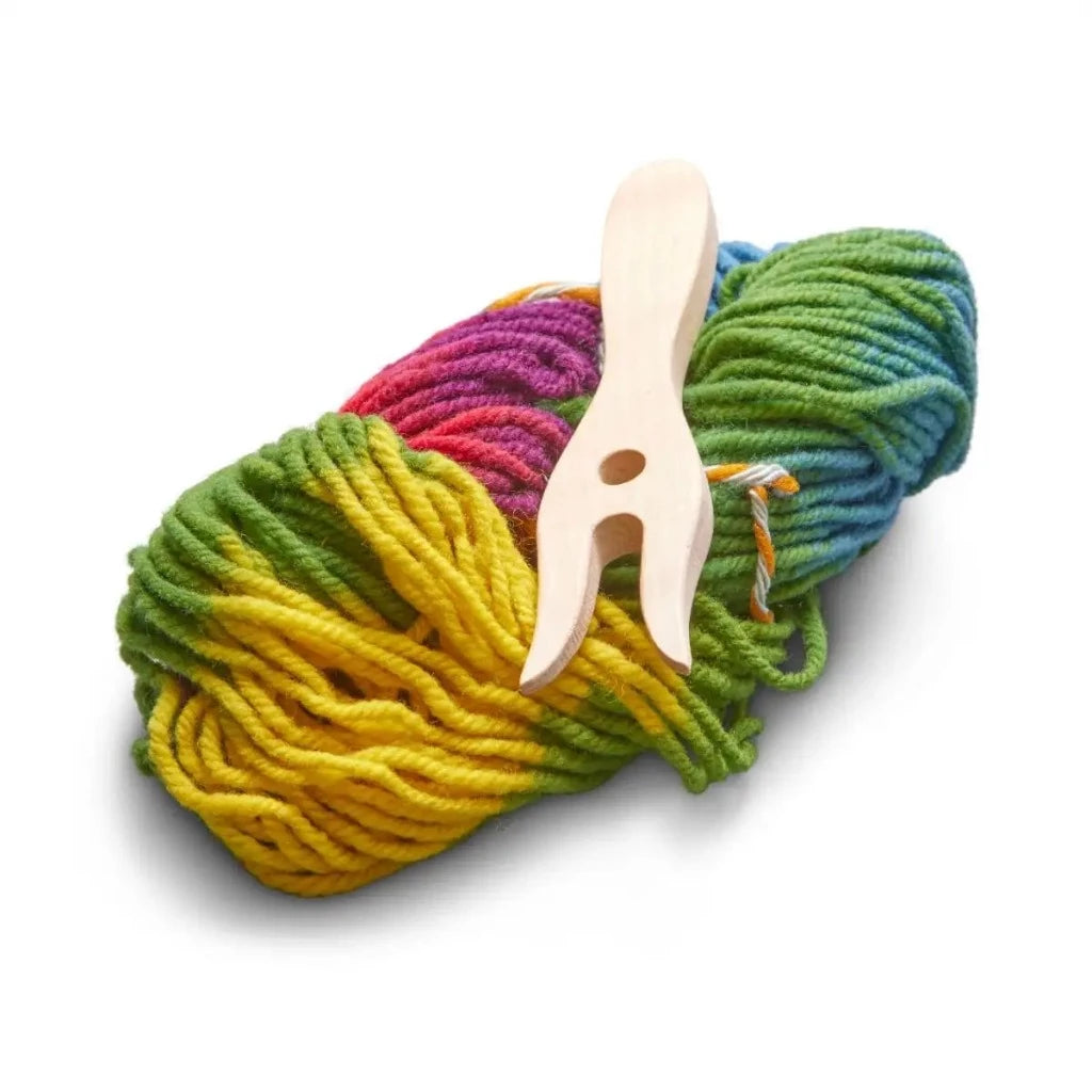 Knitting fork + yarn kit