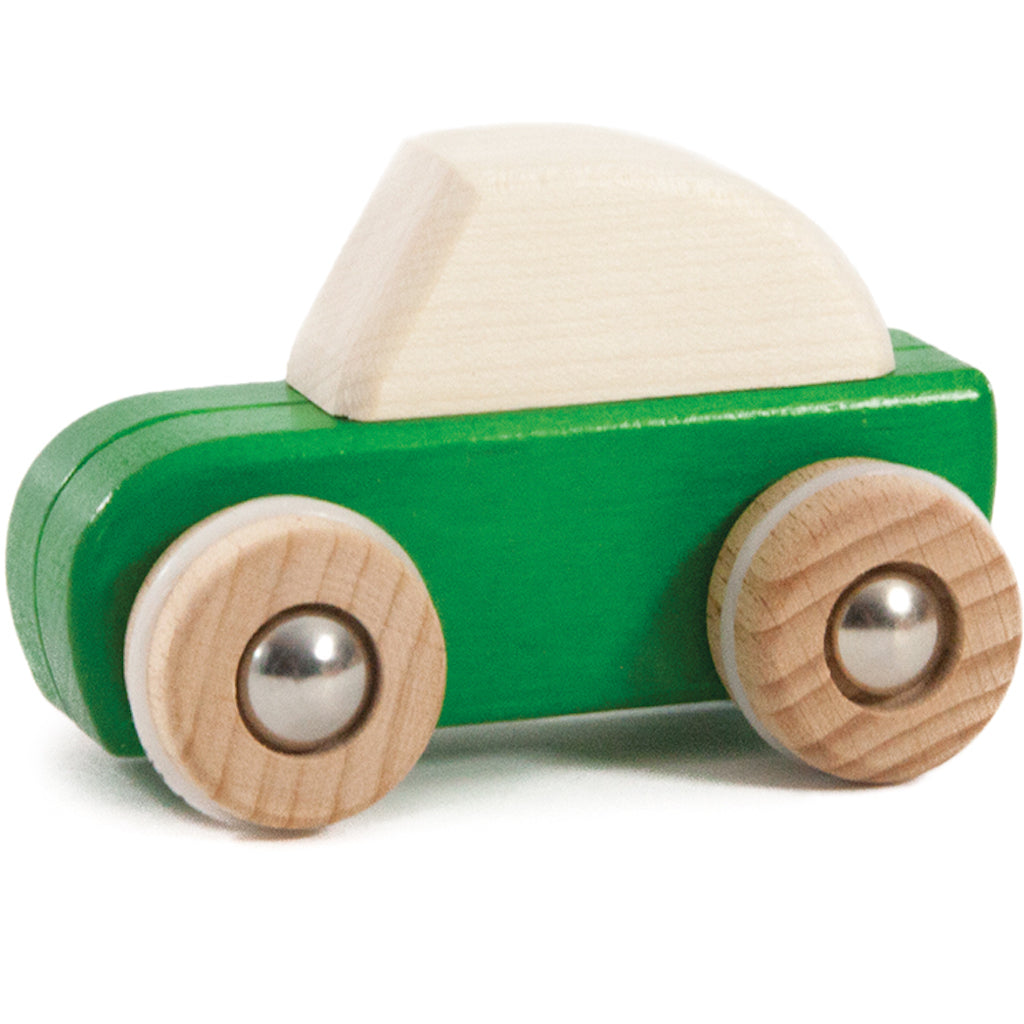 Bajo Wooden Pullback Car