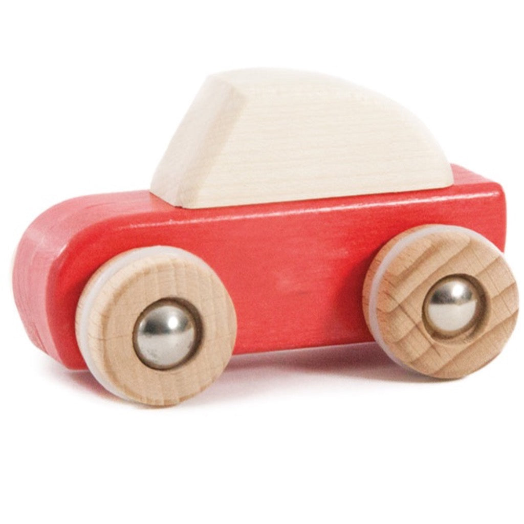 Bajo Wooden Pullback Car