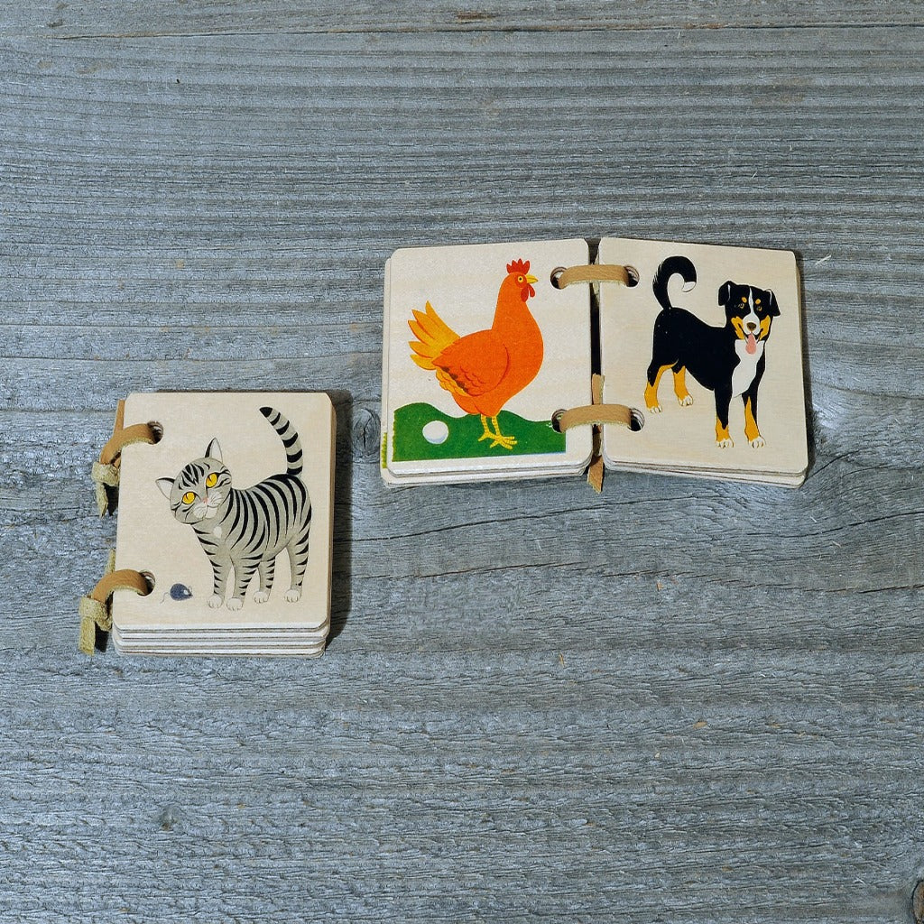 Wooden Book mini Animal