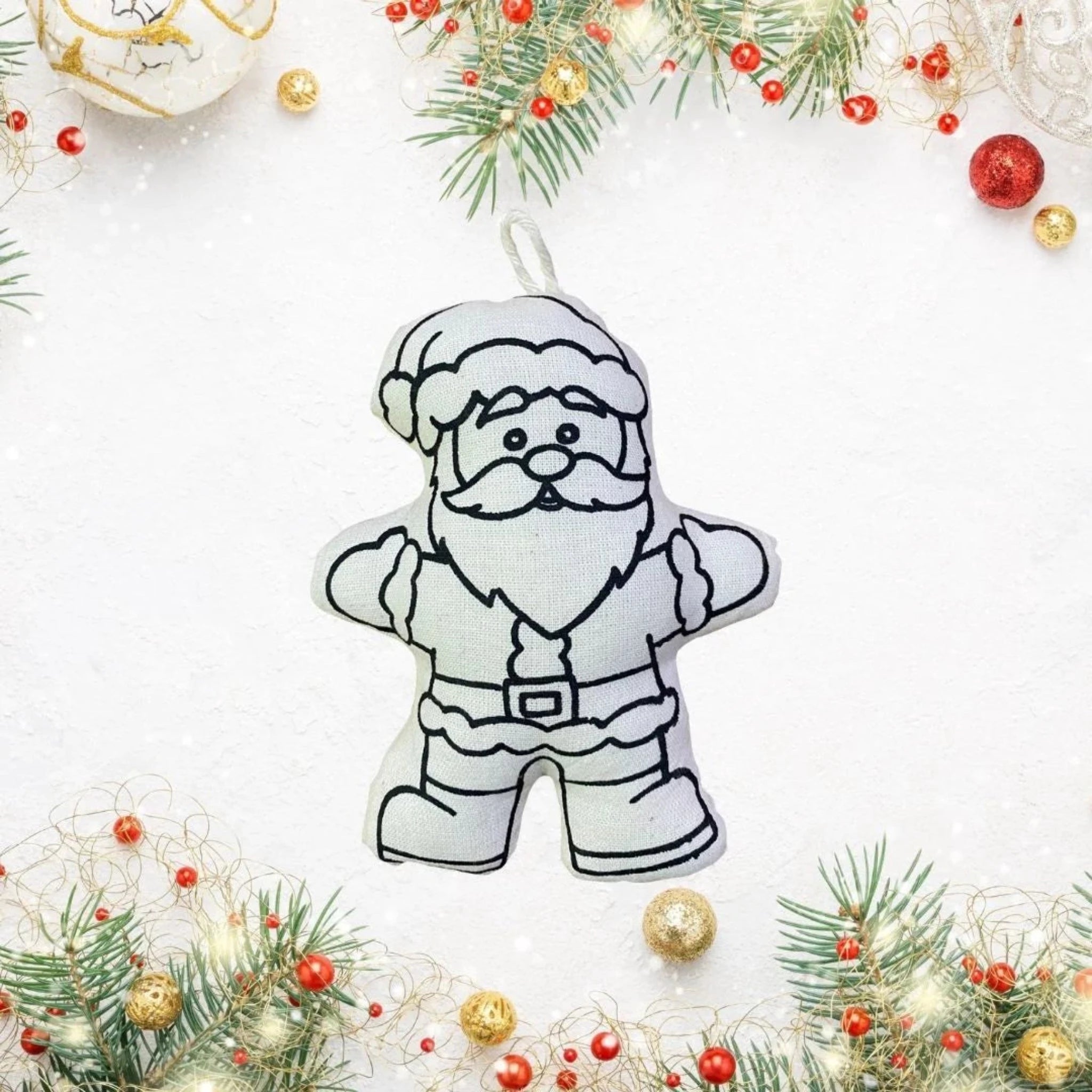 Christmas Ornament Set for Coloring