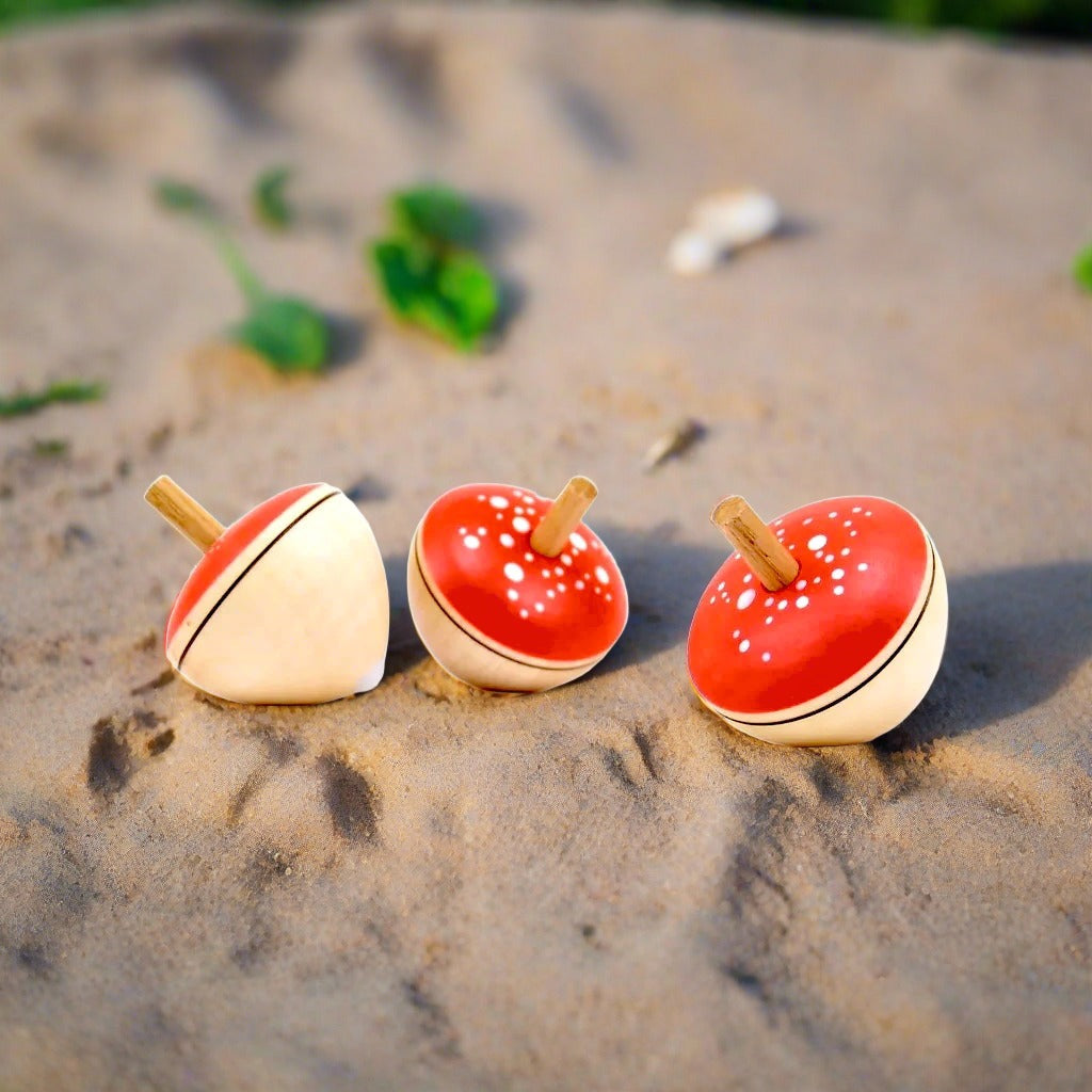 Mushroom/Toadstool Spinning Top