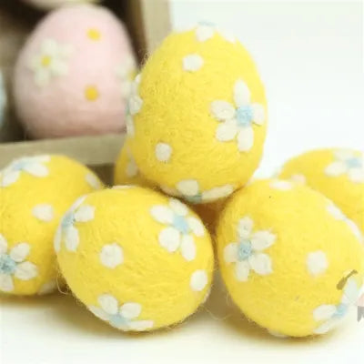 Decorative Felt Easter Eggs