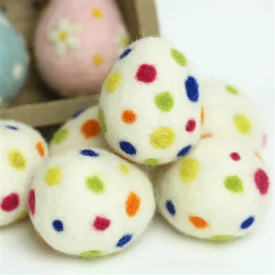 Decorative Felt Easter Eggs