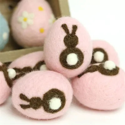 Decorative Felt Easter Eggs