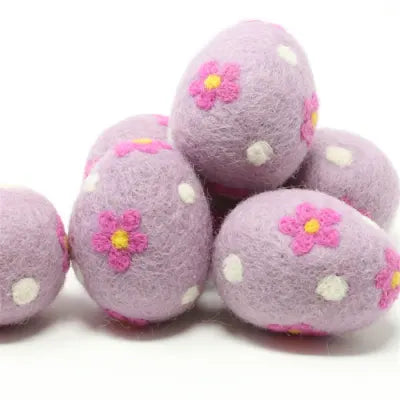 Decorative Felt Easter Eggs
