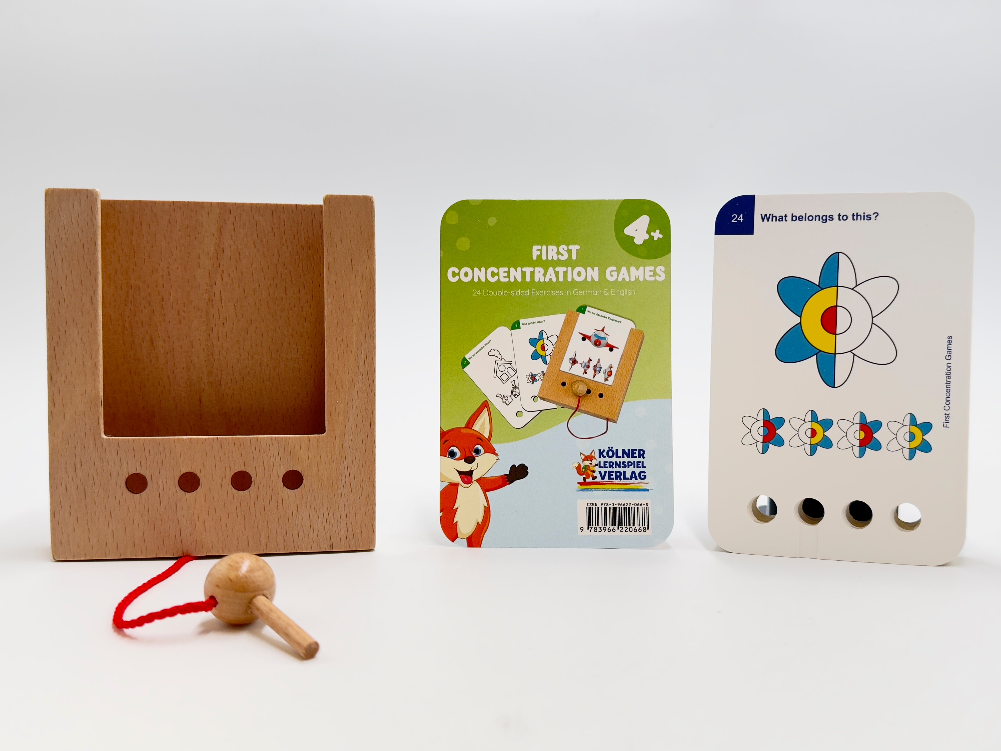 Wooden Game Puncho and Cards