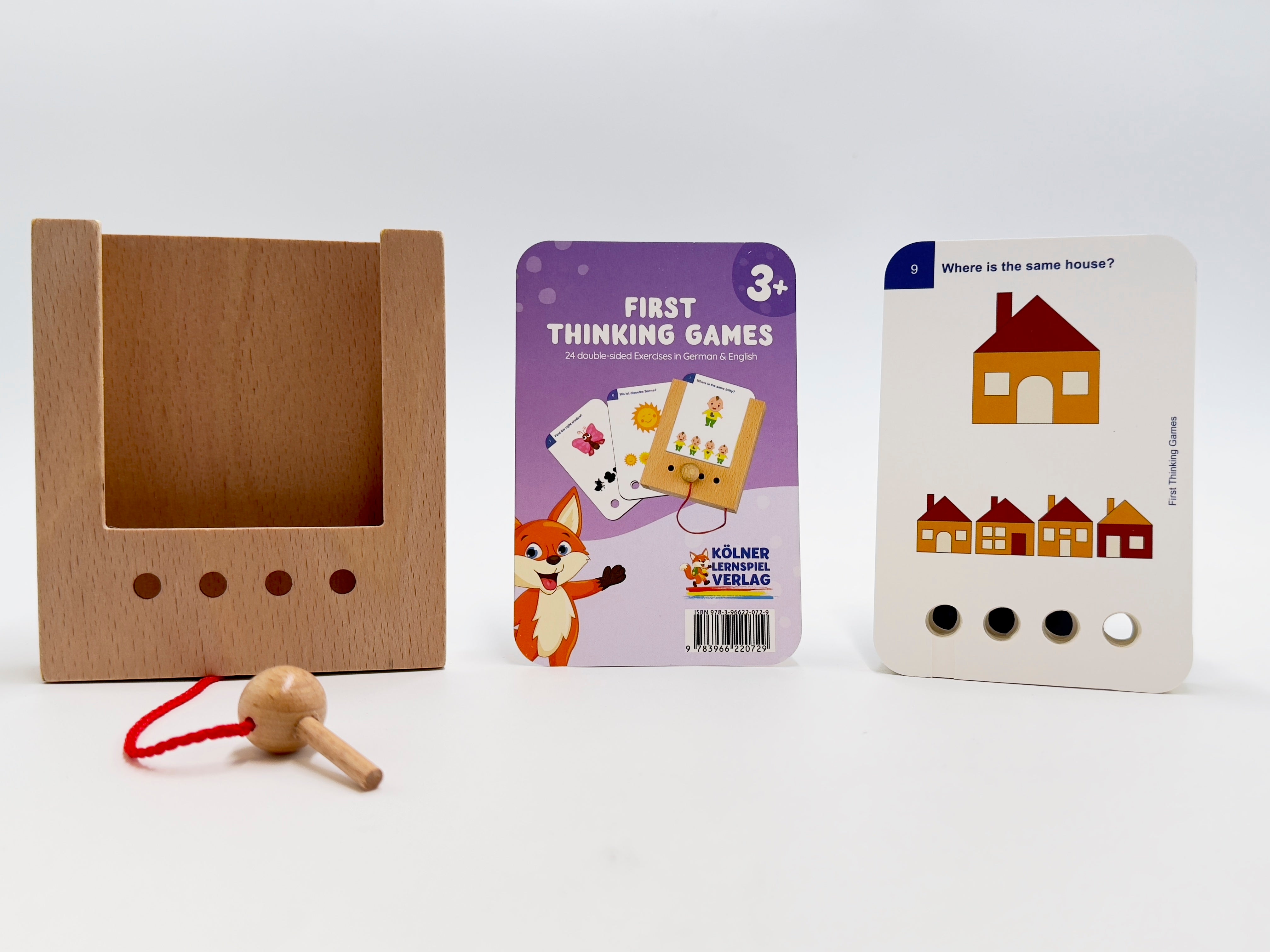 Wooden Game Puncho and Cards