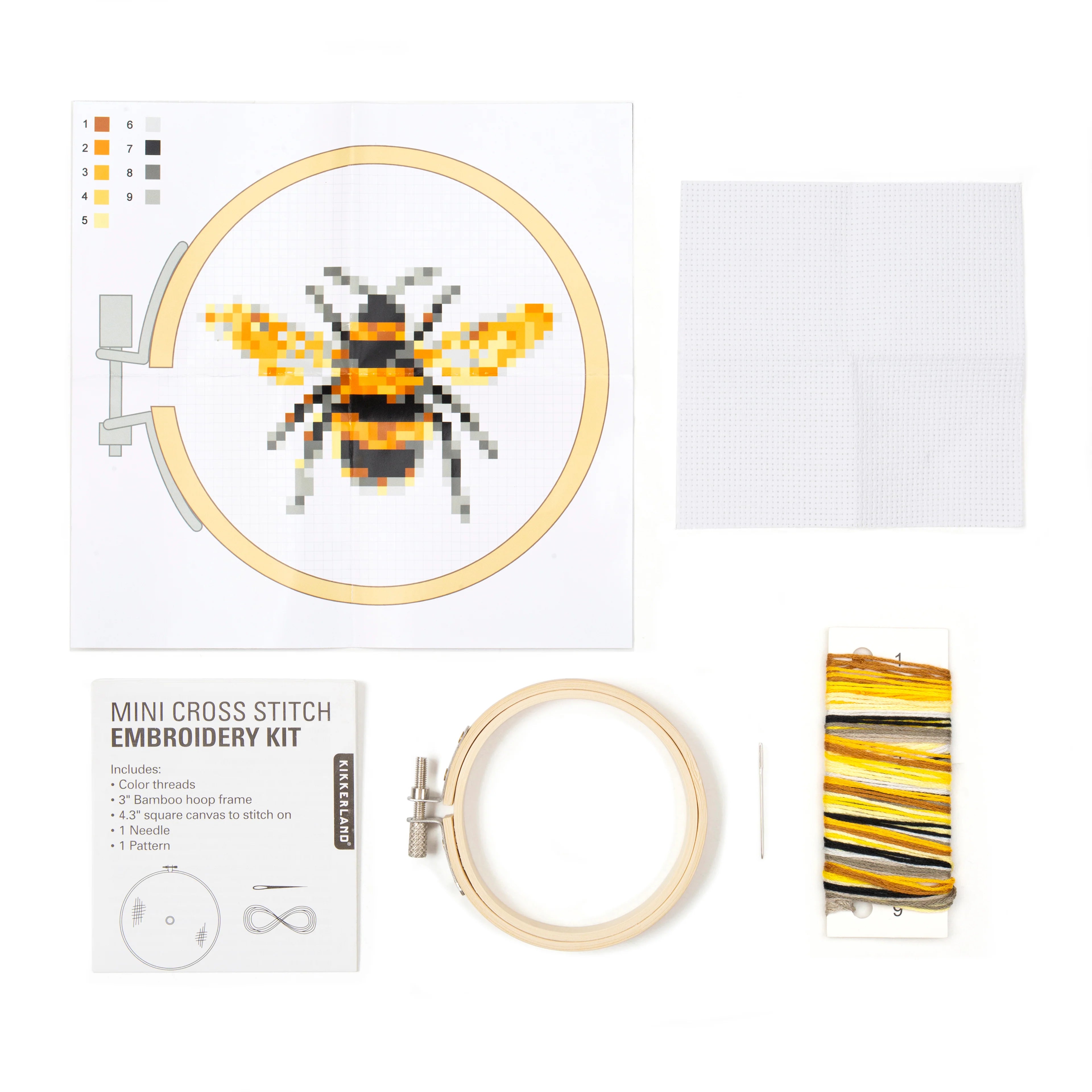 Mini Cross Stitch Embrodery Kit