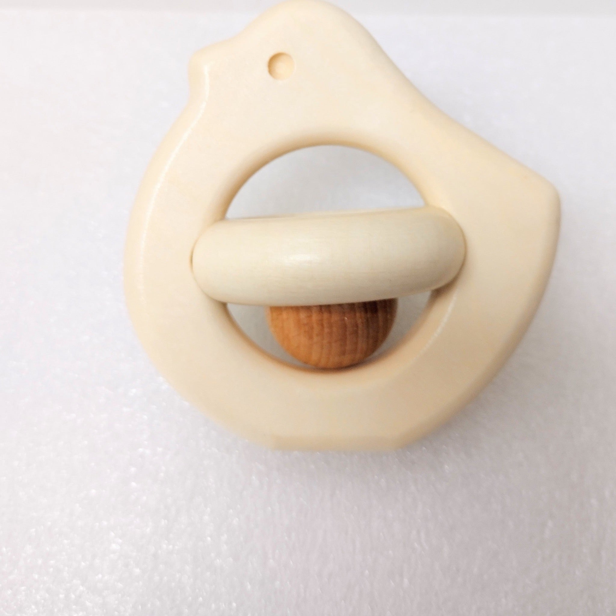 Bajo Bird Rattle with Wooden Ball