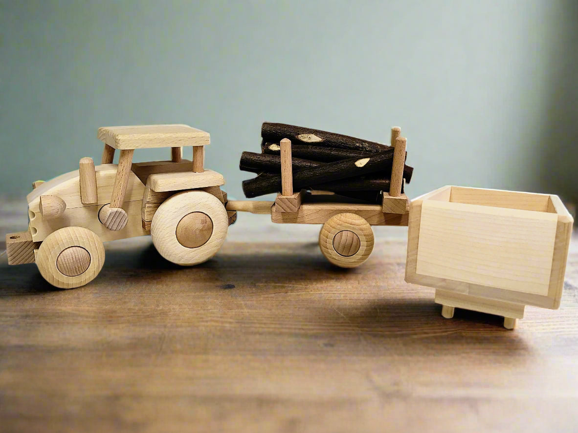 Wooden Tractor