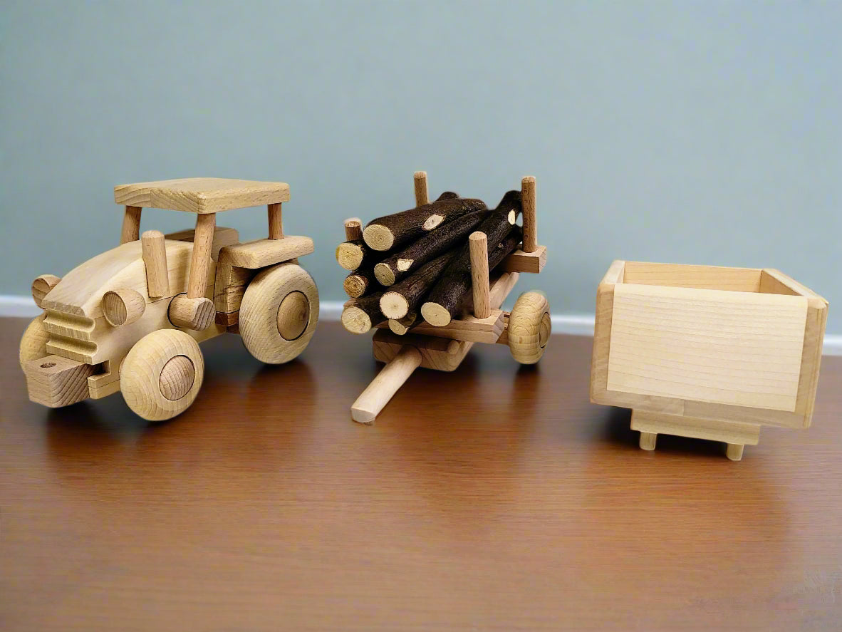 Wooden Tractor