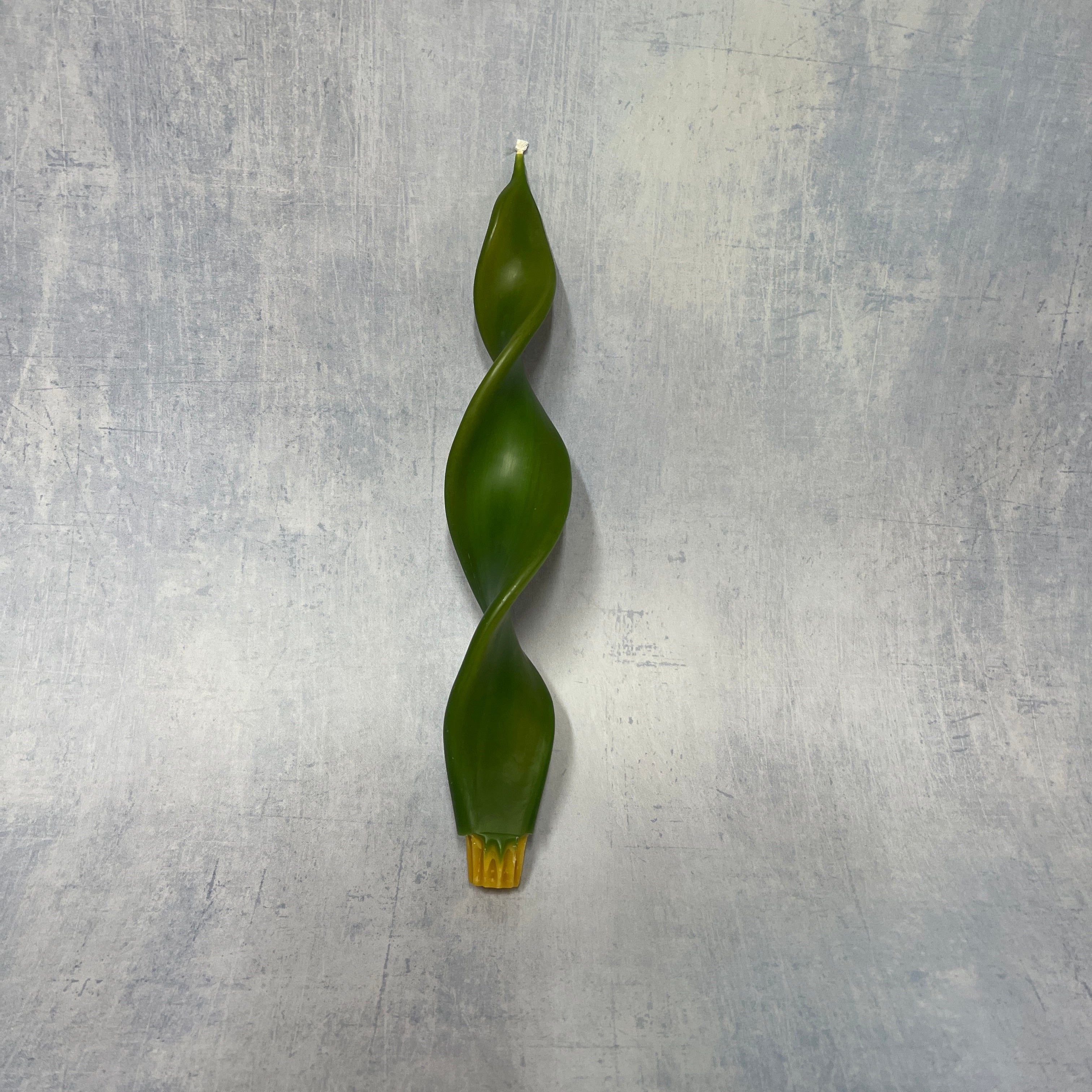 Winged beeswax candle