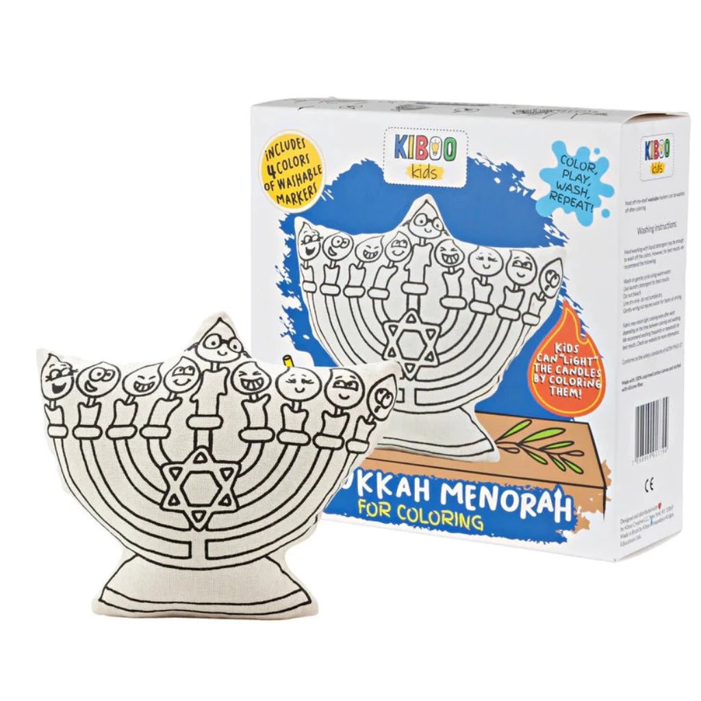 Colorable Menorah