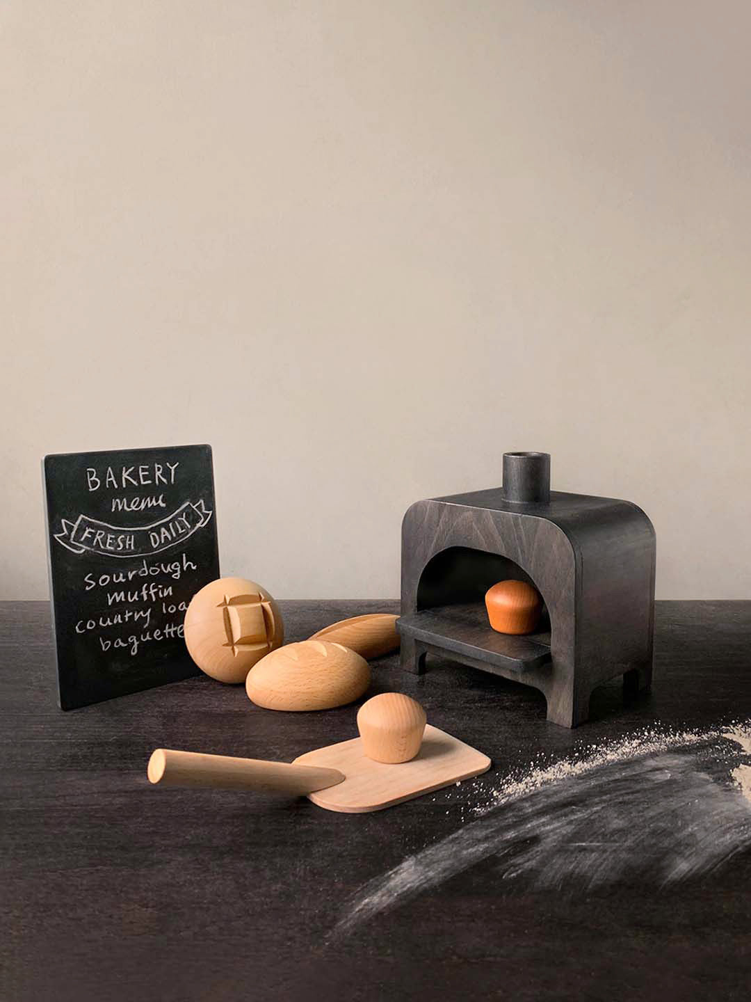 Bakery oven- my little bakery shop and wooden one.