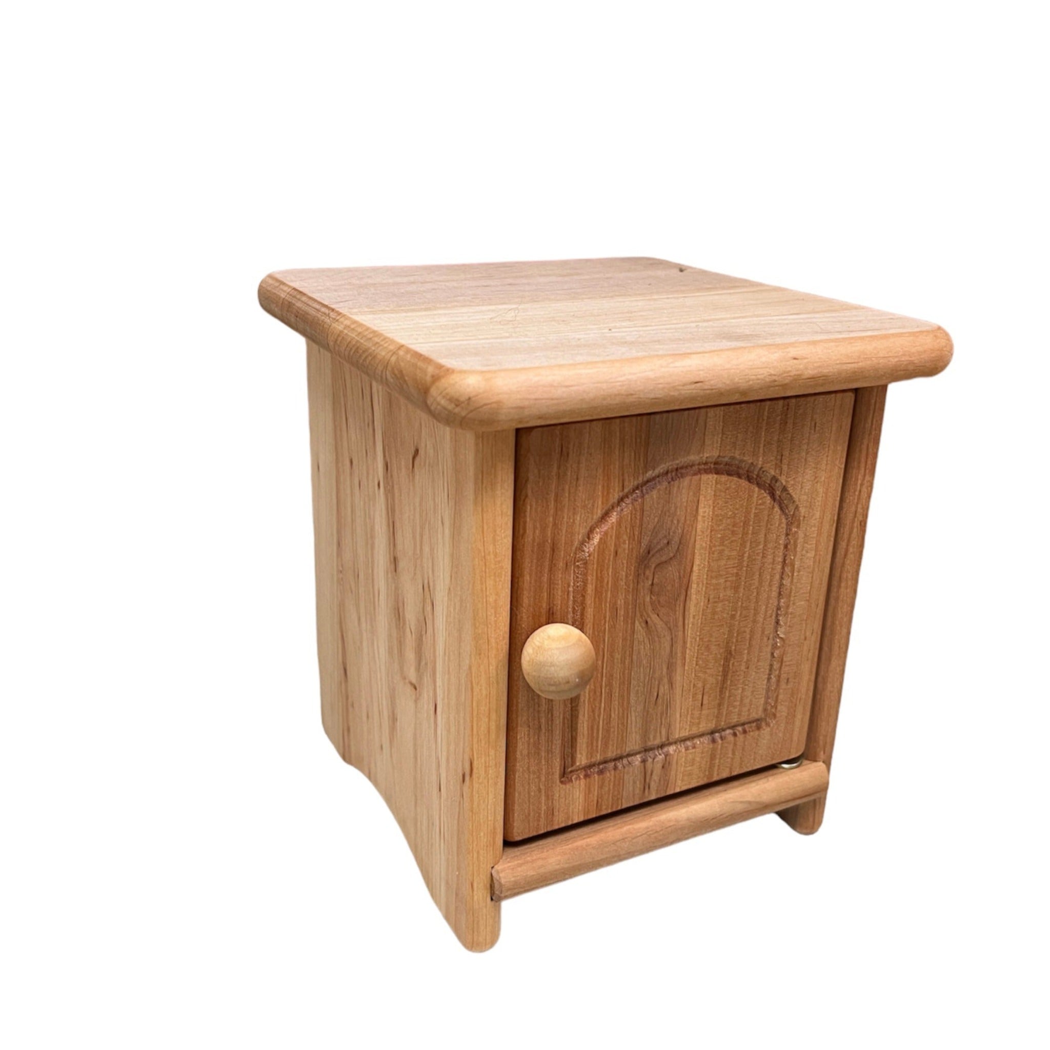 Drewart Doll Wooden Bedside Nightstand