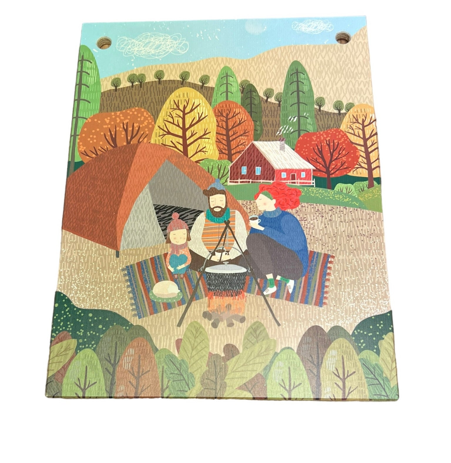 Wooden calendars and replacement plates