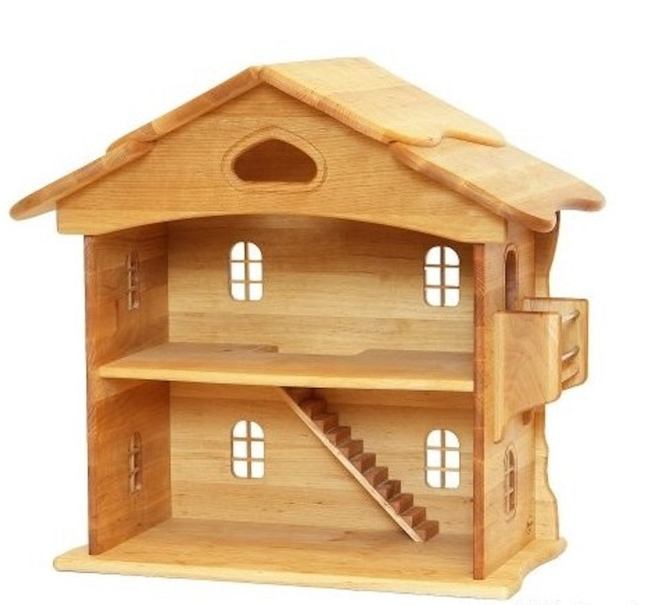Drewart Lilla's Dollhouse with Red or Natural Roof