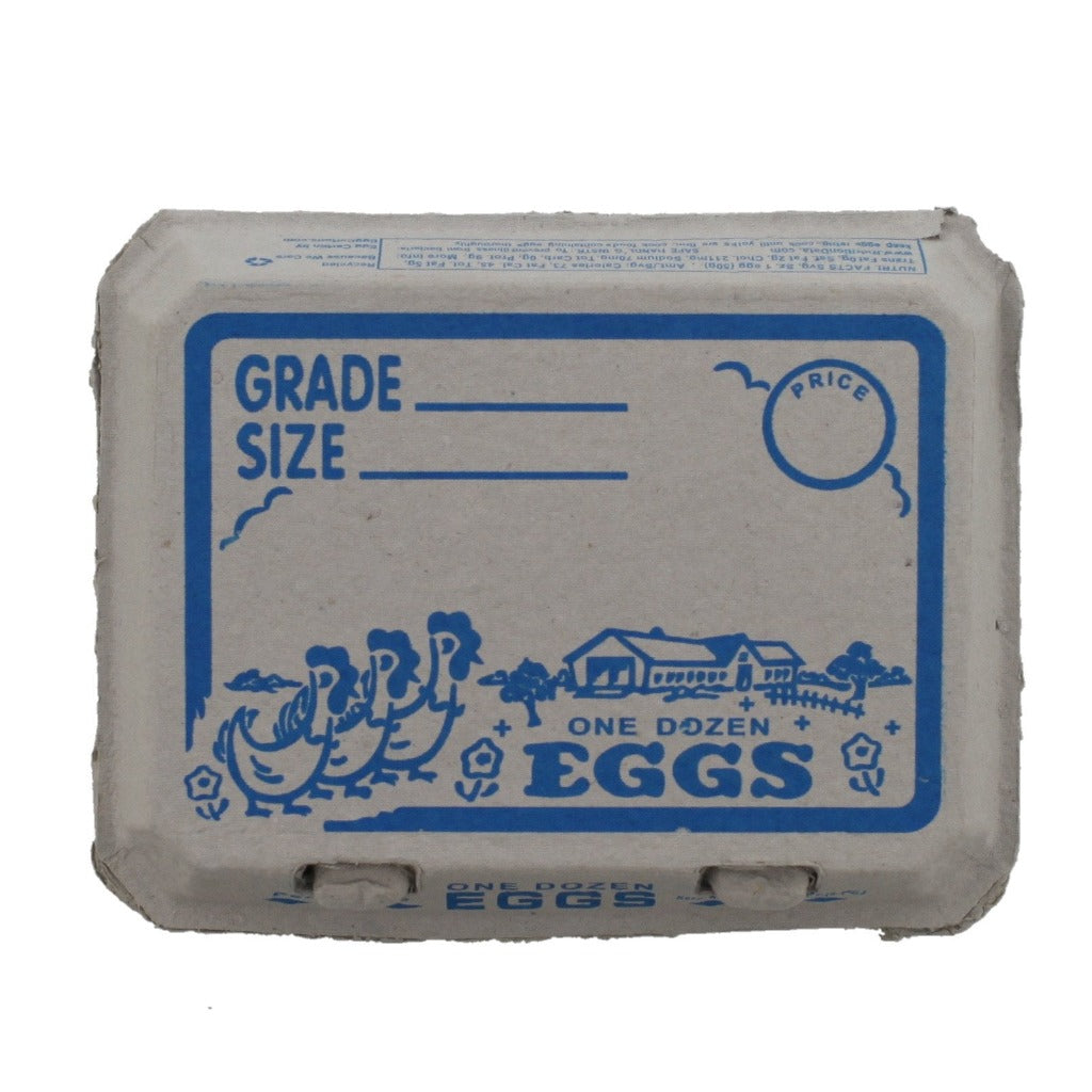 Dozen of wooden eggs