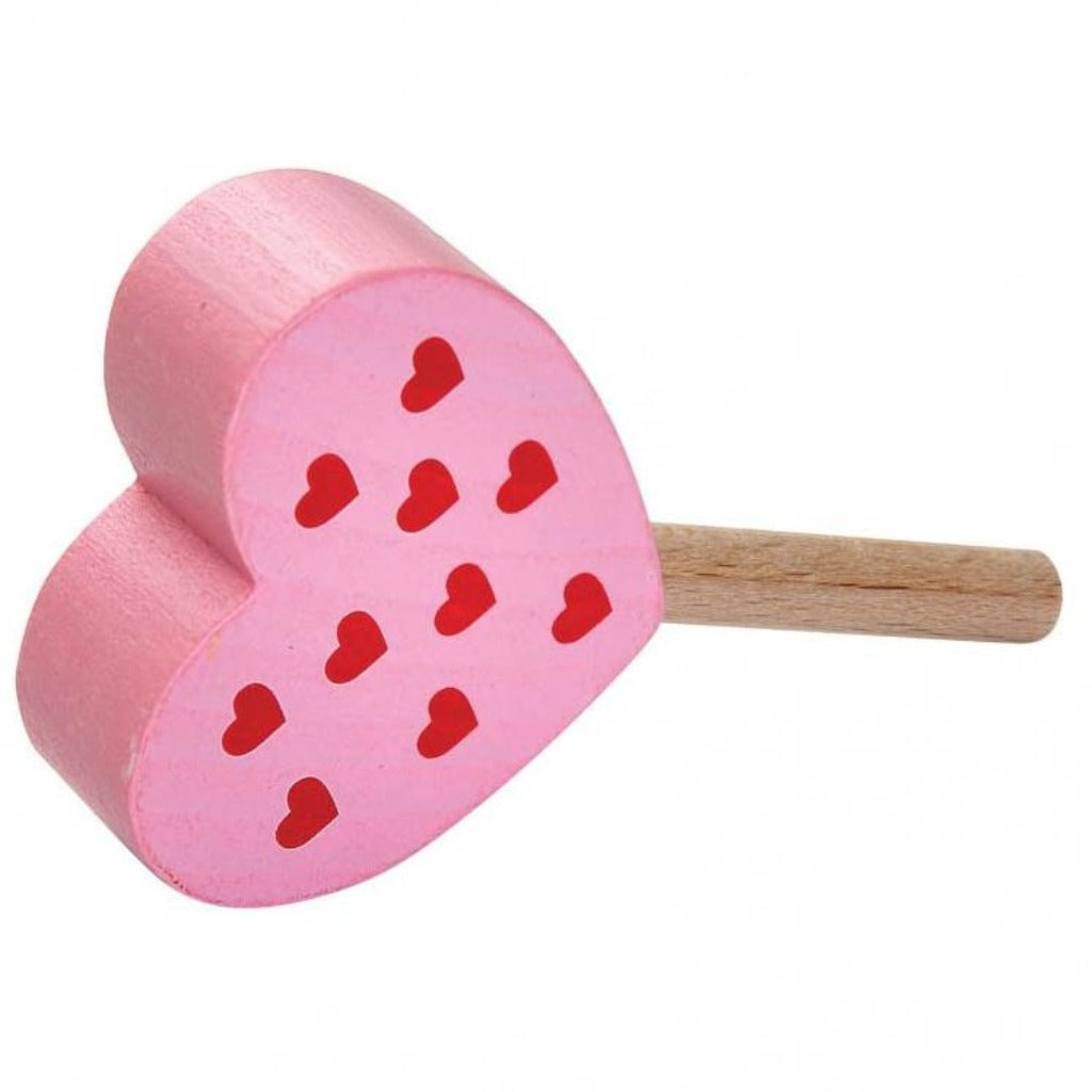 Erzi Ice Lolly Heart Rasberry