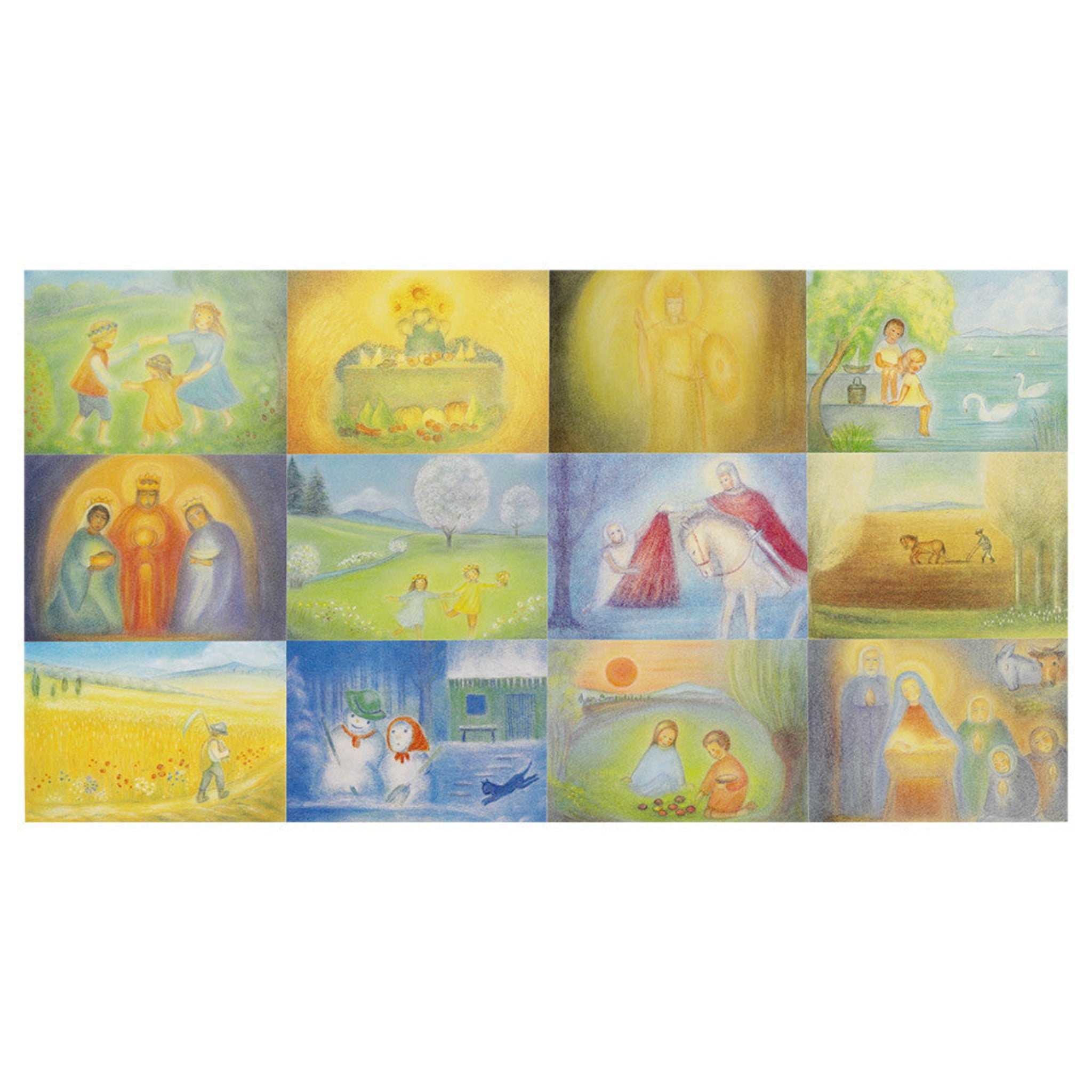 elsaesser seasonal postcard set - Nova Natural Toys & Crafts 