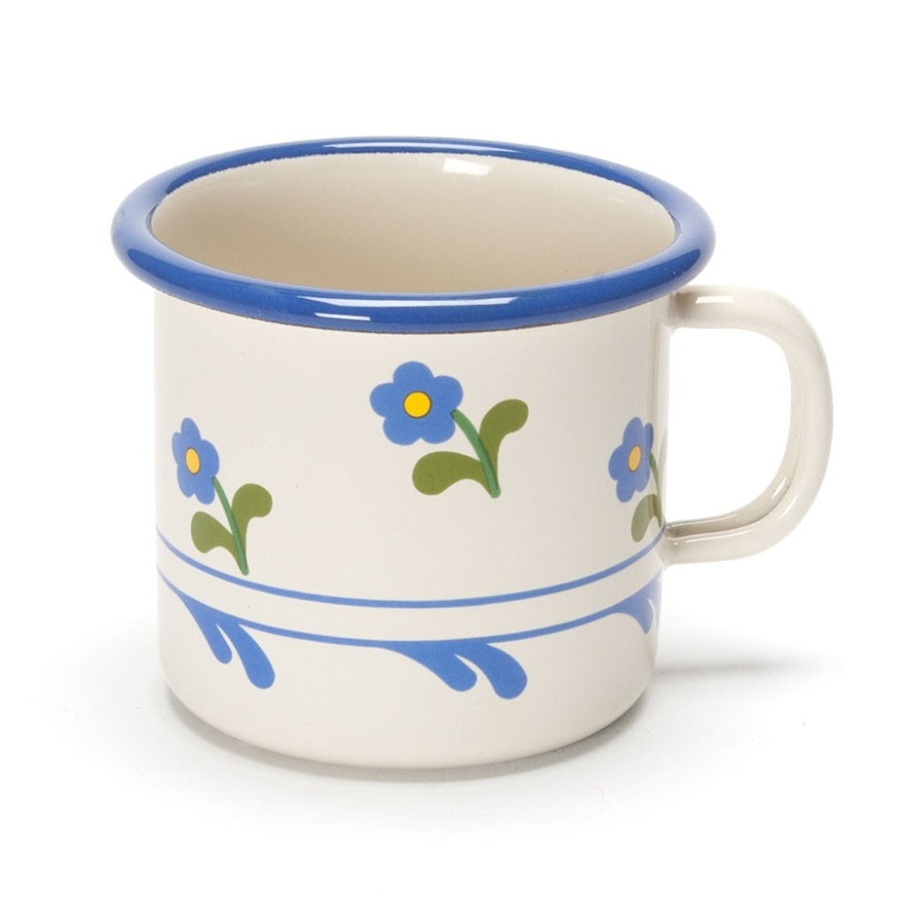 flowered enamel cup - Nova Natural Toys & Crafts - 1